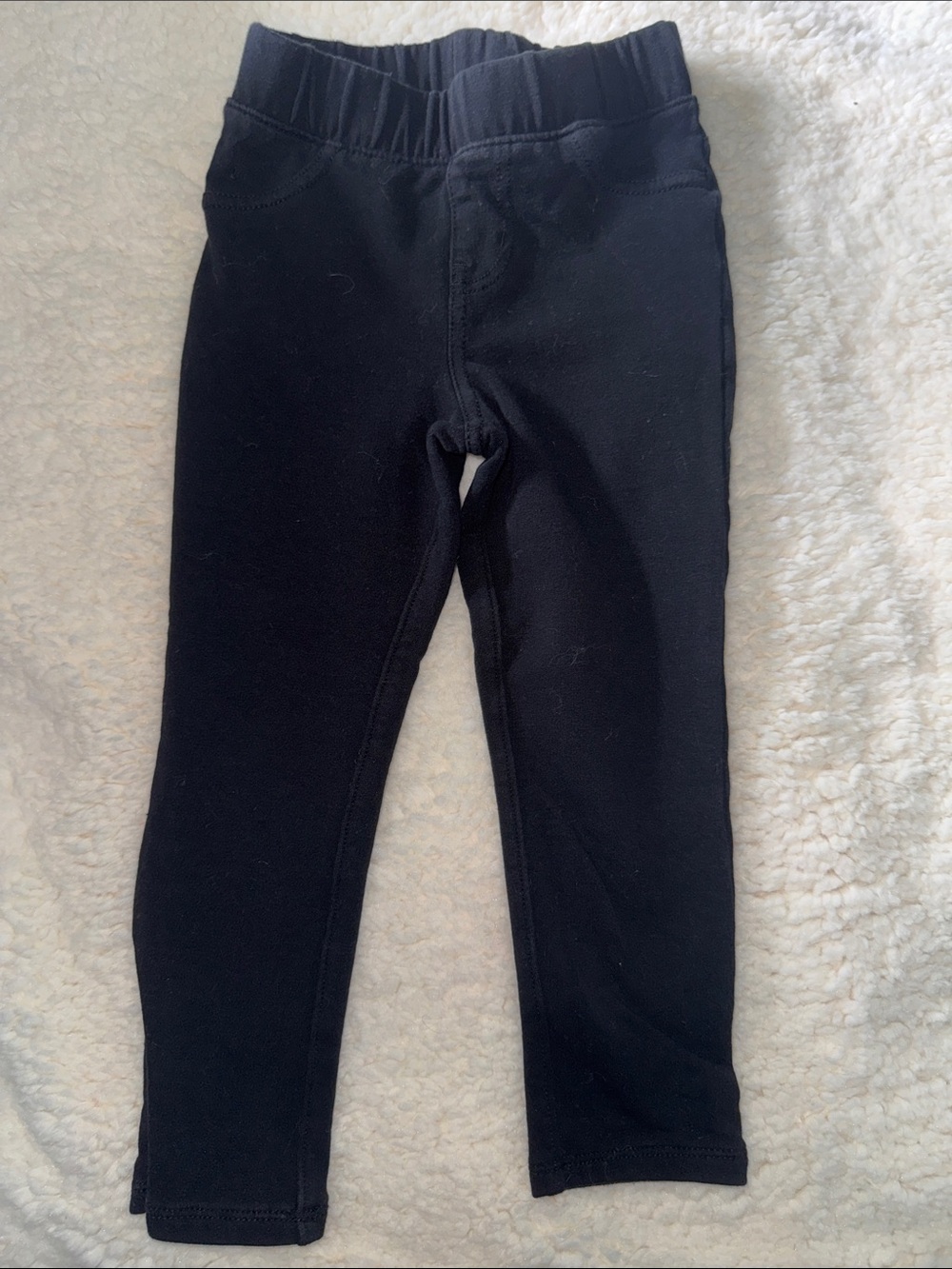 Kids Black Stretch Jean Leggings - Everyday Play & Comfort